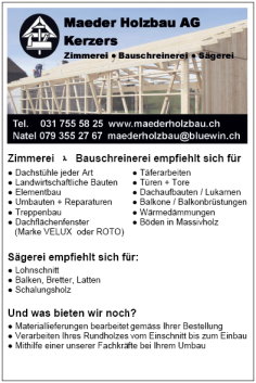 Maederholzbau